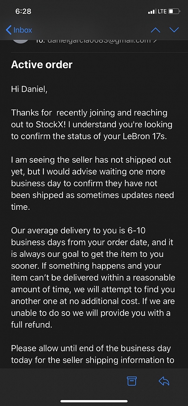 adidas yeezy shipping time