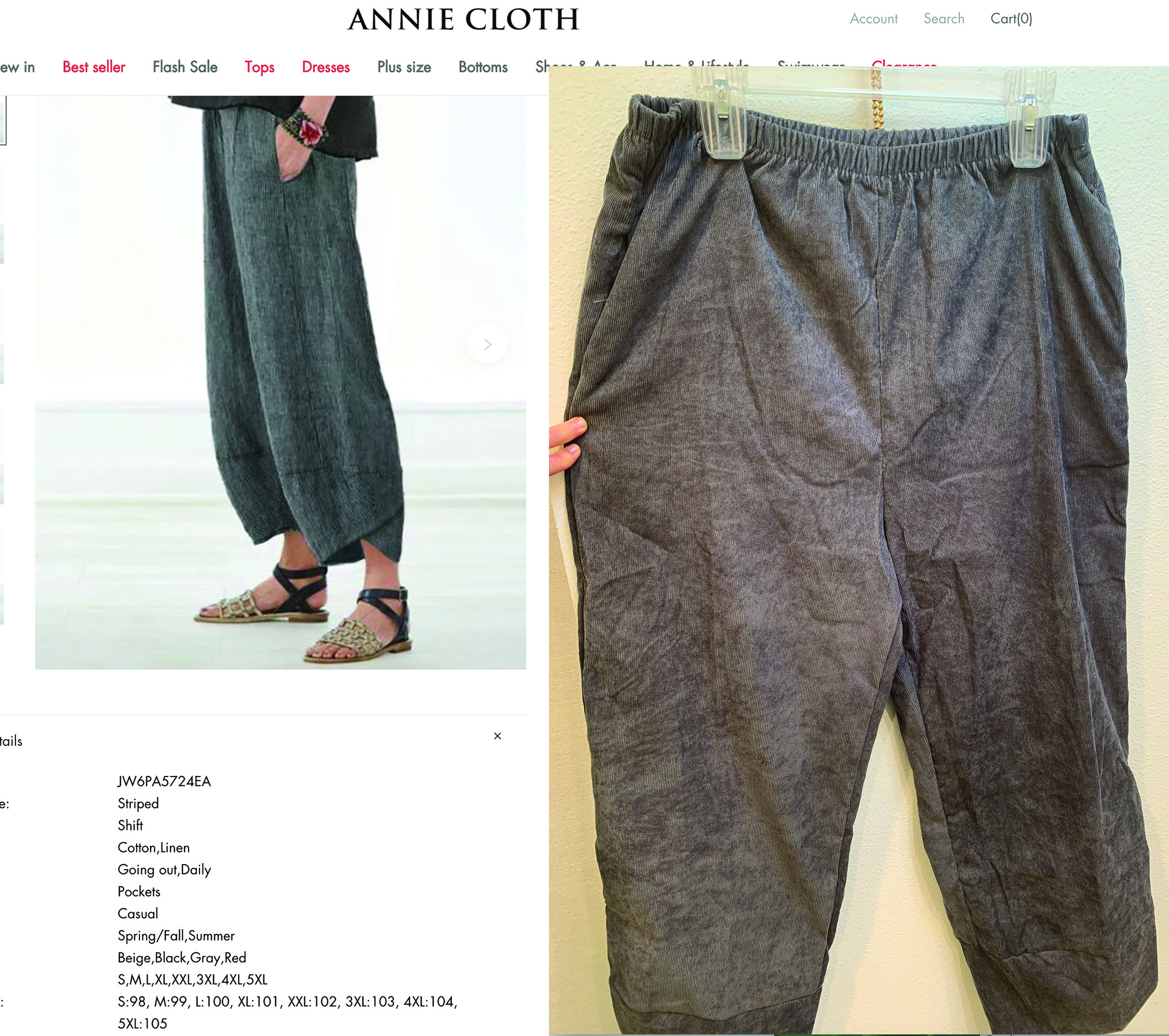Annie Cloth Reviews 1,070 Reviews of Sitejabber
