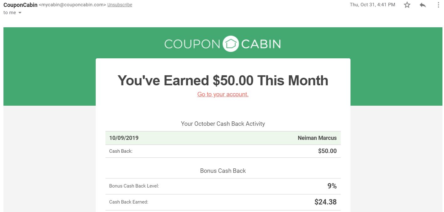 couponcabin reviews