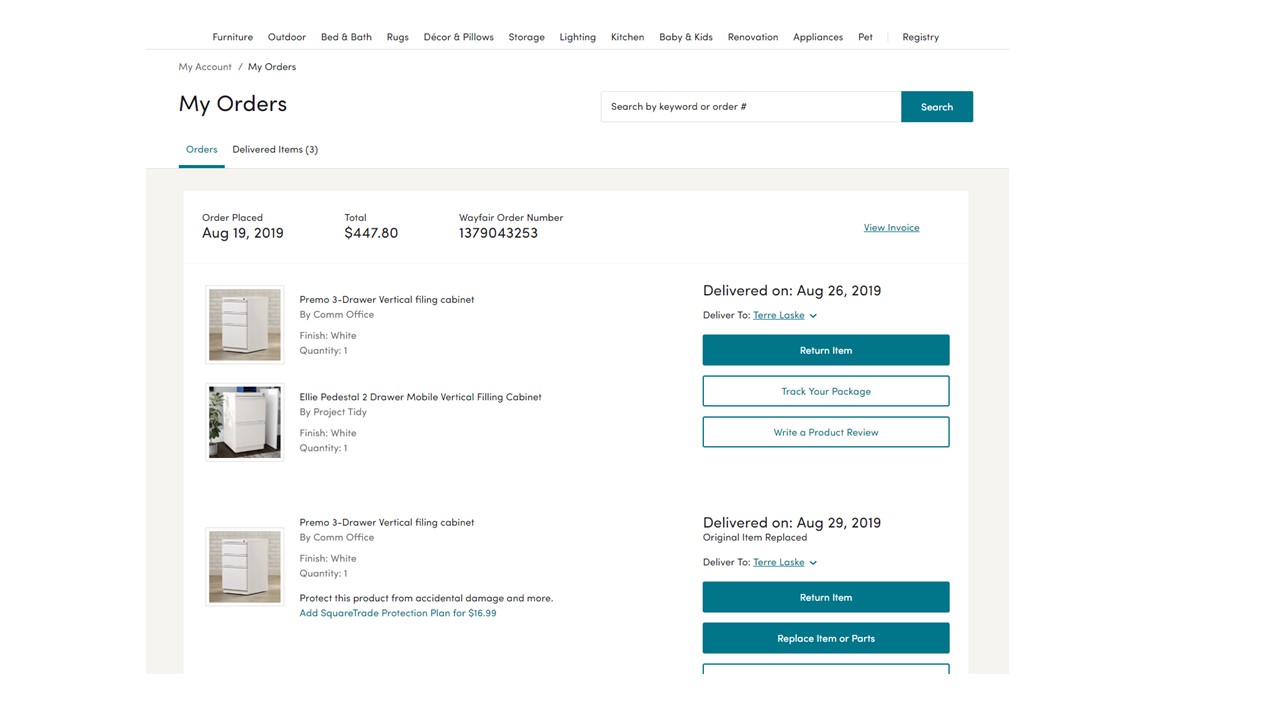 Wayfair Reviews 648 Reviews of Sitejabber