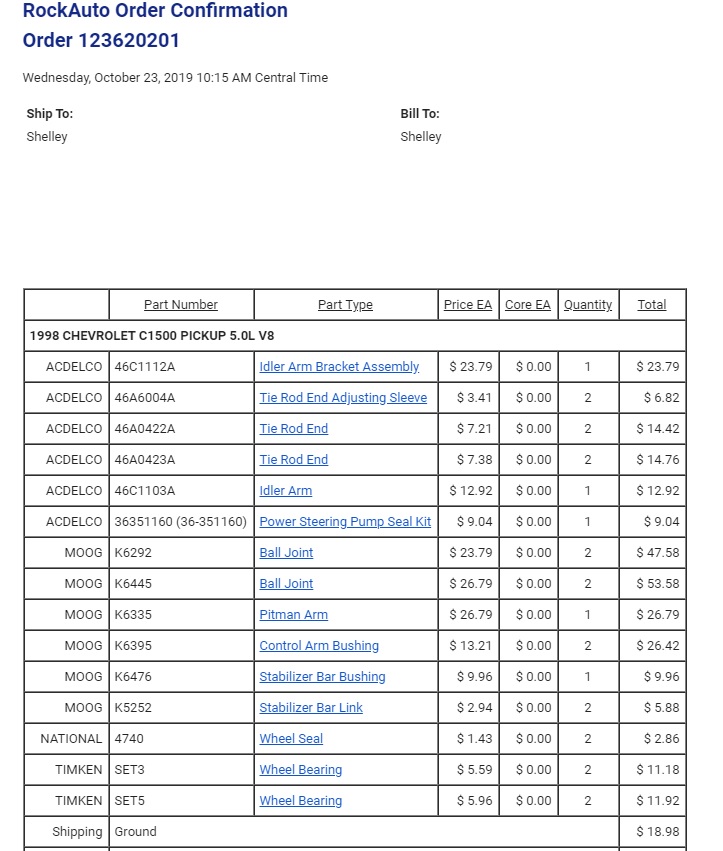 RockAuto Reviews 254 Reviews of Sitejabber