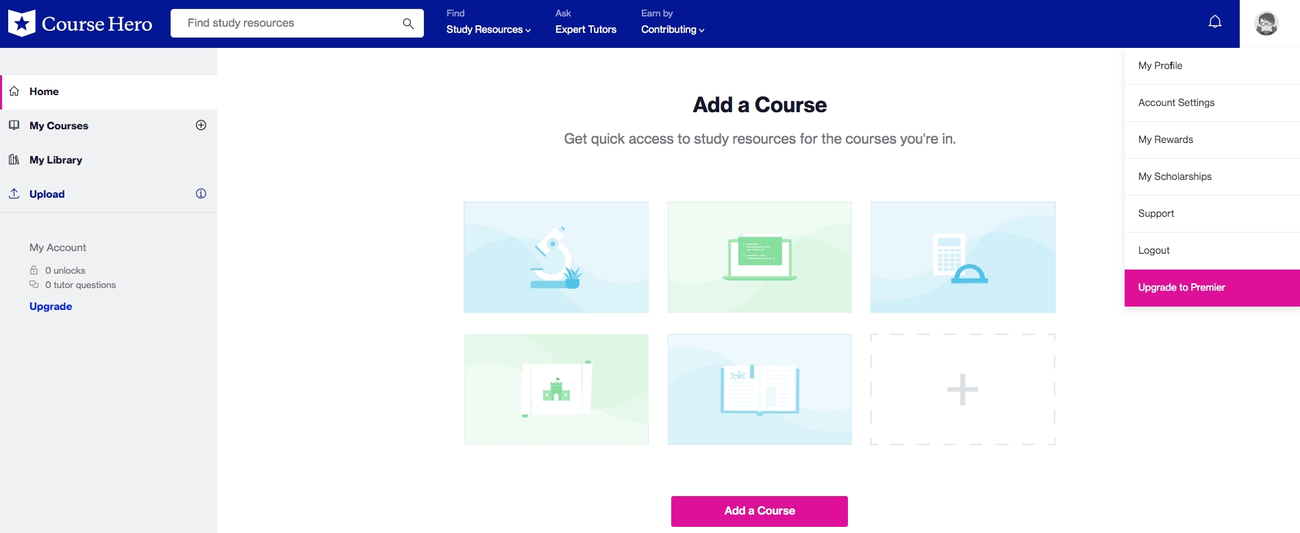 coursehero ask to removem aterial