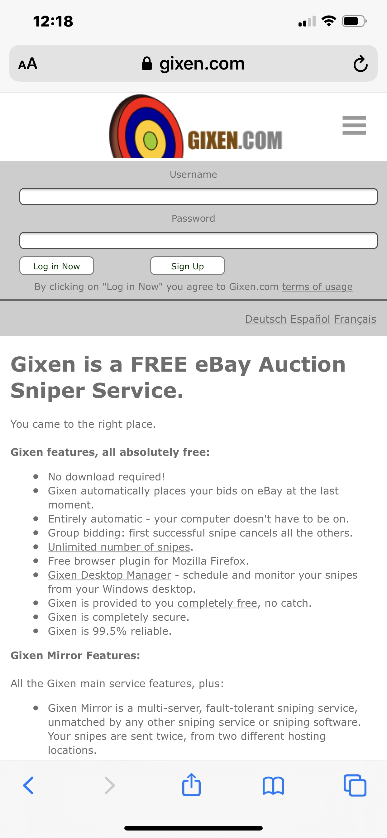 gixen app