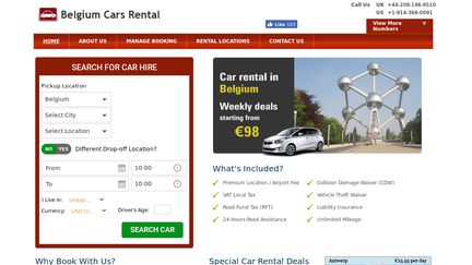Belgium Cars Rental