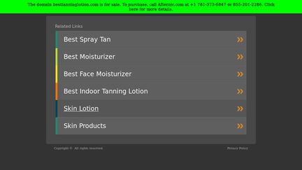 Besttanninglotion
