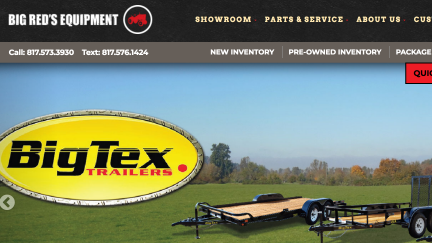 Big Red’s Equipment Sales