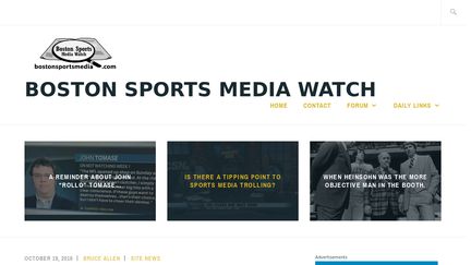 Boston Sports Media Watch