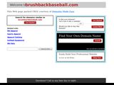 Brushbackbaseball.com