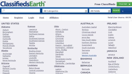 Classifieds Earth