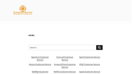 Customer Service Numbers
