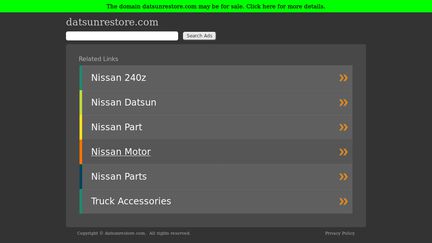 Datsunrestore.com