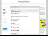 DontEvenReply.com