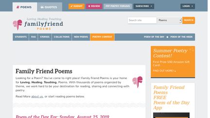 Family Friend Poems