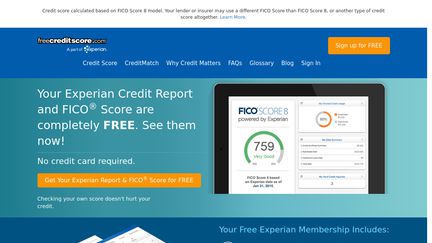 Free Credit Score