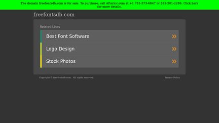 FreeFontsDB