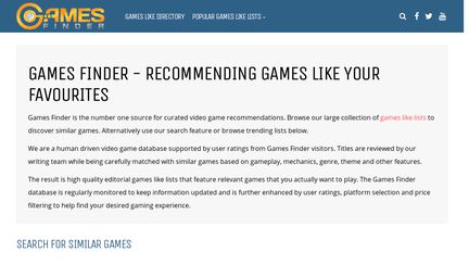 Games Finder