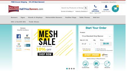 Half Price Banners
