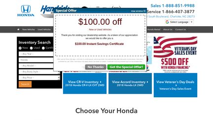 Hendrickhonda.com