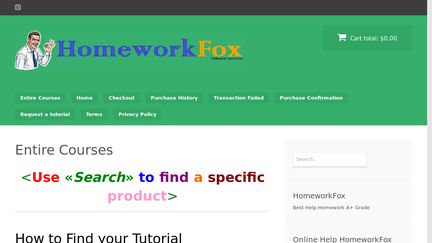 Homeworkfox.com