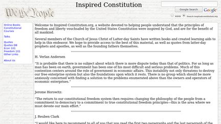 Inspired Constitution