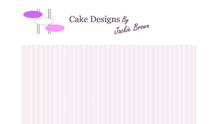 Cake Designs by Jacky Brown