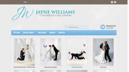 Jayne Williams Wedding Cake Tops