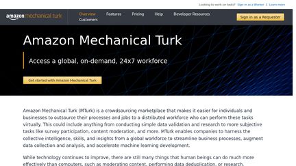 Amazon Mechanical Turk