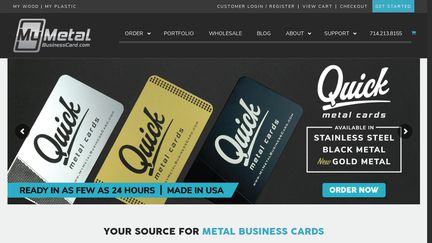 Mymetalbusinesscard.com