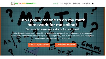 Pay For Math Homework
