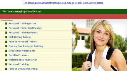 Personaltrainingbyjoshwolfe.com