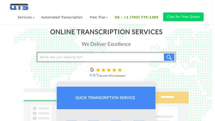 Quicktranscriptionservice.com