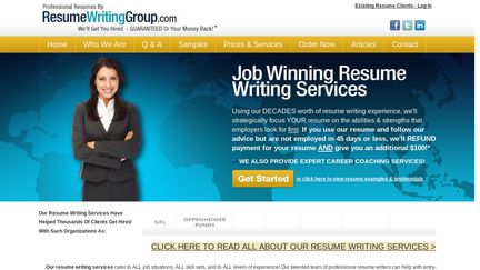 Resume Writing Group