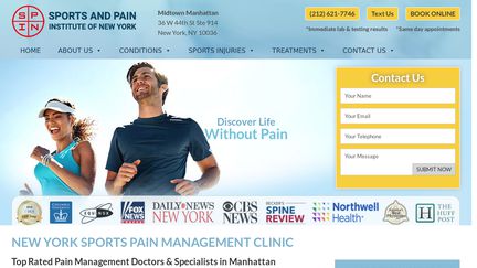 Sports Injury & Pain Management Clinic of New York
