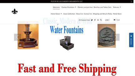 Garden statuary in USA