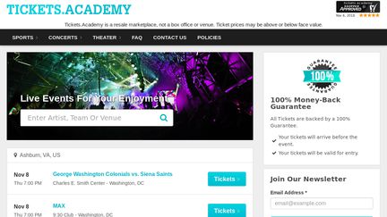 Tickets.academy