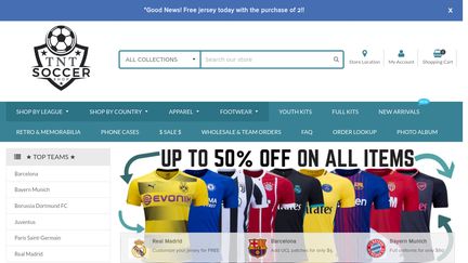 TNT Soccer Shop