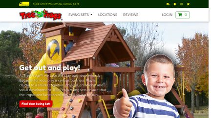 Tree Frogs Swingsets