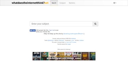 Whatdoestheinternetthink.net