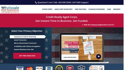 WholesaleShelfCorporations