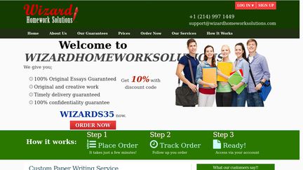 WizardHomeworkSolutions.com