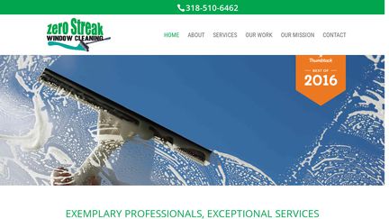 Zero Streak Window Cleaning